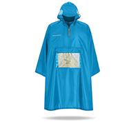 STANDWERK Poncho de pluie - Protection contre la pluie pour la randonnée avec poche de poitrine transparente, capuche, fenêtre de visualisation