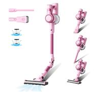 Stanew Aspirateur Balai sans Fil, 33Kpa Aspirateur sans Fil Puissant, 320W Aspirateur Pliable, 40Min Autonomie, LED, pour Poils