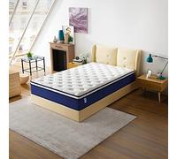Stanew Matelas 90x190x25 à Ressorts ensachés, 25 cm d'épaisseur, Matelas à Ressorts ensachés 7 Zones Trois côtés, fermeté modérée, Confortable et Respirant, antibactérien et Anti-acariens