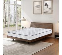 Stanew Matelas 90x200,en Mousse 22 cm et Mousse A Mémoire Matelas,Parfait Soutien Haute Resilience Ultra Respirante,Réversible à Deux Faces entièrement utilisables