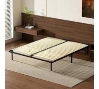 Stanew - Sommier 160x200 cm | Résistant et Confortable | 9 Pieds Inclus | 18 Lattes | Cadre métal laqué époxy | Sommier 1 ou 2 Personnes | Lattes réglables| Montage Rapide et Facile