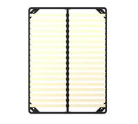 STANEW Sommier 160x200cm,2x20 Lattes - Lit avec Sommier à Lattes - Livré en 2-5 Jours (160x200cm)