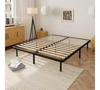 Sommier à Lattes 160x200 cm- DEWINNER - Acier Renforcé - 26 Lattes - 7 Pieds Inclus