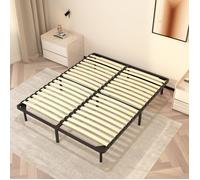 STANEW Sommier à Lattes sur Pieds-7 Pieds Inclus - Lit (20 Lattes, 160x200)