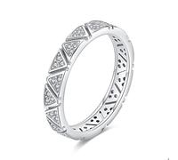 STANG 925 Argent Populaire géométrique Plein Diamant Bague Index Doigt personnalité féminine Charme Bague Cadeau