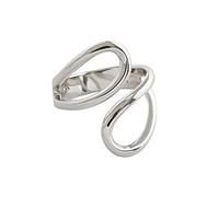 STANG 925 bagues en Argent pour Femmes évider Or Vintage Mariage Bijoux à la Mode Grands Anneaux Antiques réglables