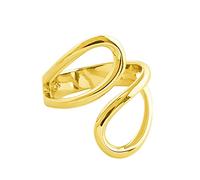 STANG 925 bagues en Argent pour Femmes évider Or Vintage Mariage Bijoux à la Mode Grands Anneaux Antiques réglables