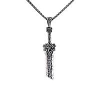 STANG Lame d'exil Chevalier brisé épée Titane Acier Collier personnalité rétro Pendentif Mode Hip Hop Hommes et Femmes Bijoux Cadeau