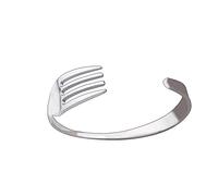 STANG Mode Creative Design Titane Acier Incurvé Couverts Fourchette Manches Bracelet Hommes Femmes Personnalité Loisirs Bijoux Cadeaux