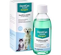 STANGEST DentiCan Soluble | DentiCan Soluble | Dentifrique Soluble pour chiens et chats | Hygiène buccale | Élimine le mauvais aliment | Contrôle la plaque et le sarro | 250 ml