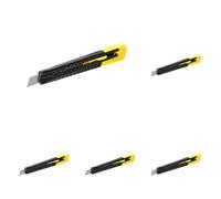 Stanley 0-10-150 Cutter 9 mm SM Multicolore (Lot de 5)