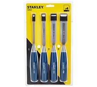 Stanley 0-16-129 Set de 4 ciseaux a bois 5002 (6, 12, 18, 25mm)