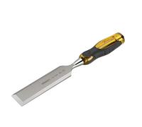 STANLEY 0-16-265 Dynagrip Ciseau 38 Mm Gamme FATMAX - Indémanchable Et Incassable - Usage Intensif - Poignée Ergonomique Bi Matière - Lame Qualité Pro En31 - Lame Traversante