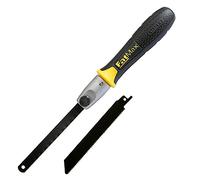 STANLEY 0-20-220 Scie Multilames Bois-Métal - Gamme FATMAX - Mini-Scie- Changement Rapide De Lame - Poignée Ergonomique Bi Matière