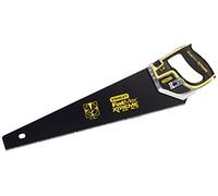 Stanley 0-20-255 Scie Égoïne InstantChange Gamme FatMax Xtreme Coupe De Débit - Fabriquée En France - Système De Verrouillage De La Lame - Traitement HardPoint - Traçage A 45 Et 90°