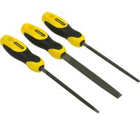 Stanley 0-22-445 Jeu de limes bâtardes 150mm, 3 pieces