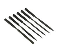 Stanley Jeu de limes aiguilles 022500 150 mm Argent 6 pièces