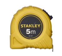 Stanley 0-30-497 Tape Measure, Yellow/Black, 5 m/19 mm 5 m/19 mm Yellow/Black