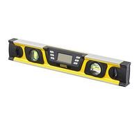 Stanley Niveau tubulaire digital 0-42-063 FATMAX - LCD rétro-éclairé, Auto-réversible 360°