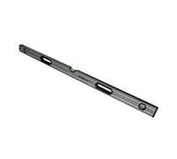 STANLEY 0-43-672 Niveau Tubulaire Xl 180 Cm - Gamme FATMAX - Corps Aluminium - 3 Fioles Réversibles - Semelle Usinées - Revêtement Anti-Abrasion - Poignée Bi Matière - Précision +/- 0,5Mm