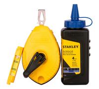 Stanley 0-47-443 Fil À Craie Et Craie Bleue Pour Bâtisseurs 30M