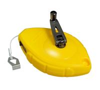 Stanley 0-47-443 Kit de Cordeau traceur 30 m + Biberon de Poudre de Traçage Bleue 113g + Niveau Ficelle - Précis - Trappe latérale de Remplissage - Fixation Stable avec La Patte d'Accrochage