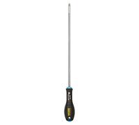 STANLEY 0-62-571 Gamme FATMAX Tournevis Pozidriv Embout 2 250 Mm Noir - Fabriquée En France - Liaison Quasi Incassables - Revêtement Bi Matière Plus Confortable - Force De Serrage Accrue - Acier