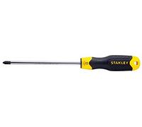STANLEY 0-64-941 Cushion Grip Tournevis Ph2 150 Mm Fabriqué En France - Utilisation Professionnelle - Lame En Acier Chromé - Sablage De L'Empreinte - Poignée Soft-Grip