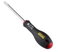 STANLEY 0-65-098 Tournevis Mécanicien 5,5 X 100 Mm - Gamme FATMAX - Fabriqués En France - Lame En Acier - Sablage De L'Empreinte - Poignée Soft Grip - Liaison Quasi Incassable - Anticorrosion