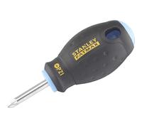 STANLEY 0-65-408 Tournevis Gamme FATMAX - Fabriqués En France - Lame En Acier - Sablage De L'Empreinte - Poignée Soft Grip - Liaison Quasi Incassable - Finition Anticorrosion