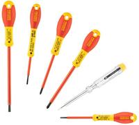 Jeu de 6 tournevis isolés 1000V STANLEY Fatmax + testeur - 0-65-443