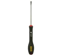 STANLEY 0-65-479 Tournevis Mécanicien 3 X 75 Mm Gamme FATMAX - Fabriqués En France - Lame En Acier - Sablage De L'Empreinte - Poignée Soft Grip - Liaison Quasi Incassable - Finition Anticorrosion