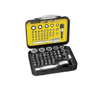 Stanley 0.6cm Clé Métrique Douille Cliquet et Bout Set 39 Pièce STA113906