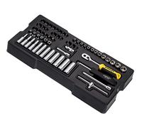 Stanley 0.6cm Taille Métrique Prise et Bit Set 60 Pièce Foncé Standard STA174175
