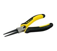 STANLEY 0-84-496 Pince À Bec Demi-Ronde 160 Mm - Gamme FATMAX - Fabriqués En France - Acier Trempé - Poignée Bi Matière - Conforme Aux Normes Din, Iso Et ANSI