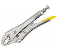 Stanley 0-84-809 Pince à etau 225mm avec mâchoire de 53mm - mors Usinés et Trempés pour Plus de Résistance - Levier de Blocage - Puissance de Serrage Réglable Via molette