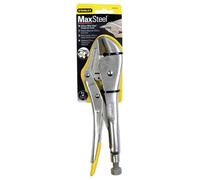 STANLEY 0-84-811 MaxSteel Pince Etau tout droit, Argent, 225 mm