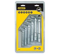 STANLEY 0-86-699 Clé à pipe débouchée 6 x 12 pans Jeu de 6 pièces