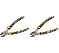 STANLEY 0-89-858 Pince Coupante Diagonale 160 Mm - Gamme FATMAX - Fabriqués En France - Acier Trempé Haute Qualité - Finit Laqué - Poignée Bi Matière - Conforme Aux Normes Din 5749 Et NF E 73-105