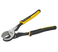 Stanley 0-89-874 MaxSteel Pince Coupe-Câble 215 Mm - Gamme FatMax - Acier Trempé Haute Qualité - Finition Laquée - Taillants Trempés - Poignée Bi Matière - Normes Din/Aso/Ansi