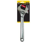 STANLEY 0-95-874 Clé À Molette 250 Mm Gamme FATMAX - Clé Forgée En Acier - Finition Anti-Corrosion - Marquage Laser - 5 Dimensions - Poignée Large - Ouverture 34Mm - Normes Iso 6787 Et Din 3117