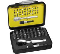 Stanley 1-13-904 Set 32 Pcs Embouts 25 mm 1/4" Porte-embouts magnétique