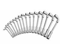Cle a pipe debouchee 6x12 pans- jeu de 16pieces - 1-17-386