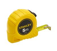 Stanley Mètre-ruban 1-30-497 5 m x 19 mm Jaune boîtier plastique