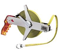 STANLEY 1-34-478 mabolon mètre Ruban 50 m Fabriqué en France - Ruban et manivelle Interchangeable - Longue Portée - Outil Résistant en Acier Trempé - design Affiné, Jaune