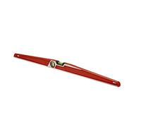 STANLEY 1-42-315 Niveau Trapézoïdal mlh 80 cm Fabriqué en France - Corps massif en Aluminium - Base Large - Grandes Fioles - Semelle Usinée