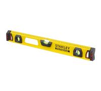 Stanley Niveau I-Beam 1-43-553 FATMAX 60 cm – Aluminium renforcé, 3 fioles, absorbeur de choc