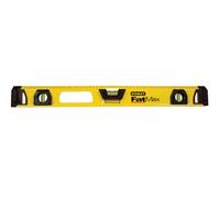STANLEY 1-43-555 Niveau Profile-I-Beam 120 Cm Gamme FATMAX - Corps En Aluminium - Absorbeur De Chocs - Grande Fiole Centrale Plus Visible - Précision 0.5Mm/Mètre