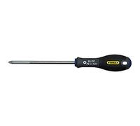 Stanley 1-65-337 Tournevis Pz 2 X 125 Mm - Gamme FatMax - Fabriqués En France - Lame En Acier - Sablage De L'Empreinte - Poignée Soft Grip - Liaison Quasi Incassable - Anticorrosion