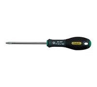 STANLEY 1-65-398 Tournevis Tamper Torx Tt30X125Mm Gamme FATMAX - Fabriqués En France - Lame En Acier - Sablage De L'Empreinte - Poignée Soft Grip - Liaison Quasi Incassable -Anticorrosion